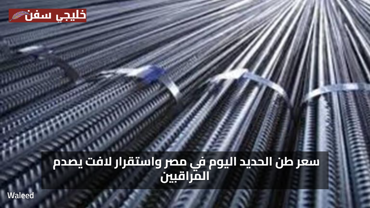 «فرص جديدة» سعر طن الحديد اليوم في مصر واستقرار لافت يصدم المراقبين