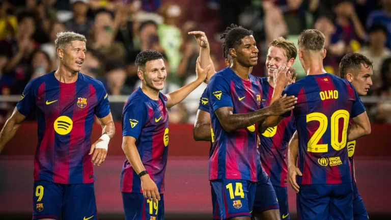 برشلونة يحقق انتصارًا كبيرًا على فيتسل كوبي بثلاثية خلال جولته الآسيوية استعدادًا للموسم الجديد