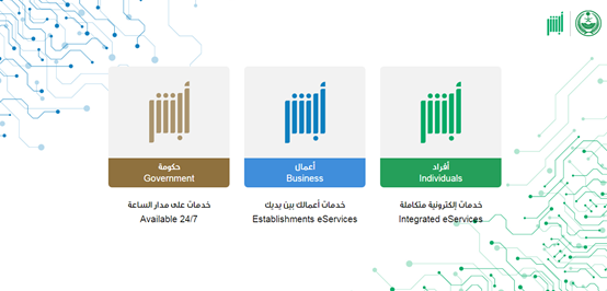 أبشر النفاذ الوطني الموحد تسجيل الدخول