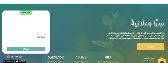 المنصة الوطنية للتبرعات تويتر 