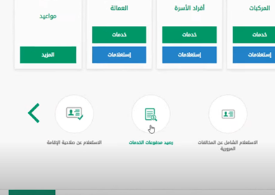استعلام عن رصيد الجوازات للمقيمين 1447