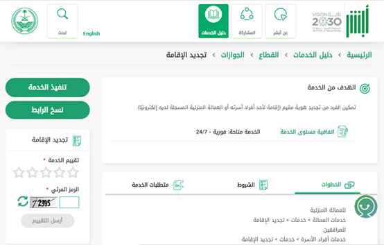 رسوم تجديد الاقامة في السعودية