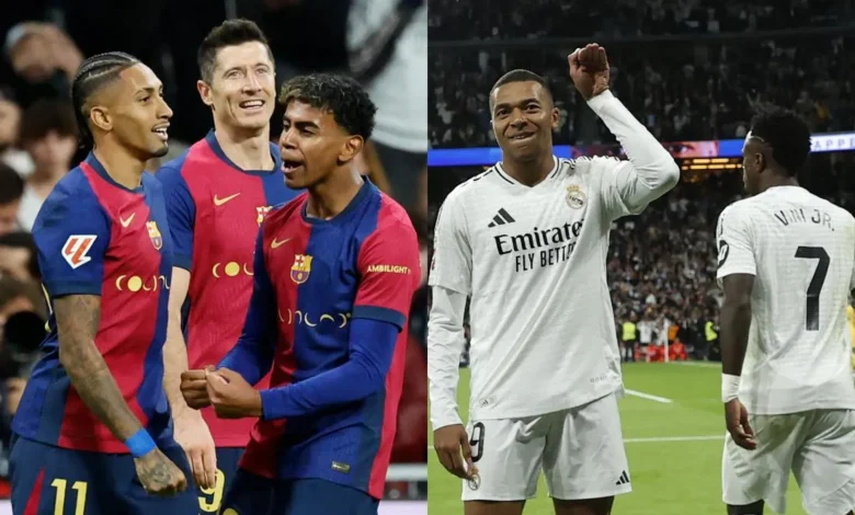 ريال مدريد وبرشلونة