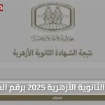 «فرحتك مضمونة» نتيجة الثانوية الأزهرية 2025 برقم الجلوس والاسم تفاصيل الحصول الآن