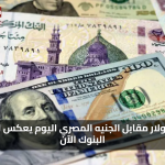 تحركات سعرية صباحية سعر الدولار مقابل الجنيه المصري اليوم في جميع البنوك الرسمية بمصر تحديث الآن
