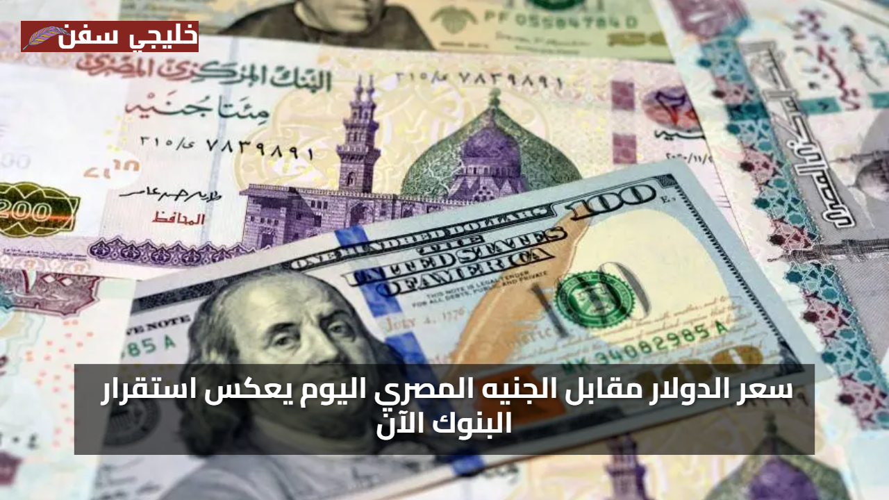 تحركات سعرية صباحية سعر الدولار مقابل الجنيه المصري اليوم في جميع البنوك الرسمية بمصر تحديث الآن