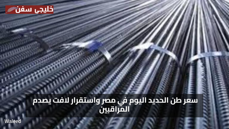 «فرص جديدة» سعر طن الحديد اليوم في مصر واستقرار لافت يصدم المراقبين