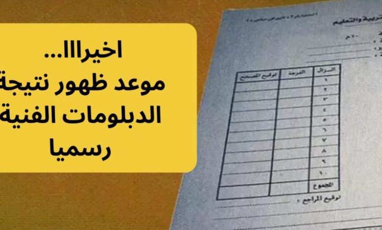 الدبلومات الفنية 2025