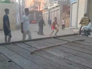اعتداء المواطنين بسلاح أبيض