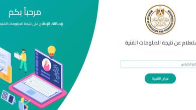 نتائج الدبلومات الفنية 2025