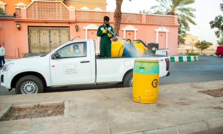 أمانة تبوك تستعمل مليون لتر من المبيدات لمكافحة الحشرات خلال نصف عام