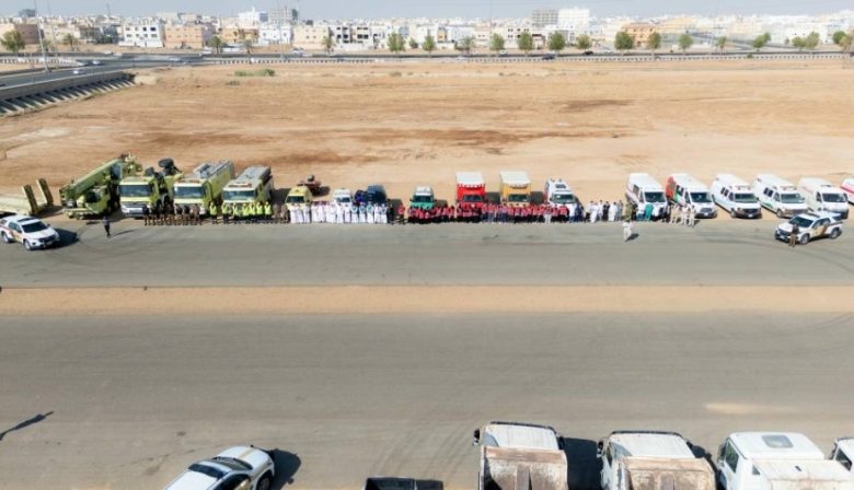 أمانة تبوك وجهات حكومية تنفذ فرضية لمواجهة السيول والفيضانات