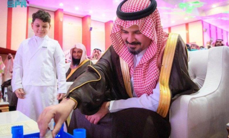 أمير المدينة المنورة يفتتح حفل تدشين معامل ابتكارات الحرف التقنية