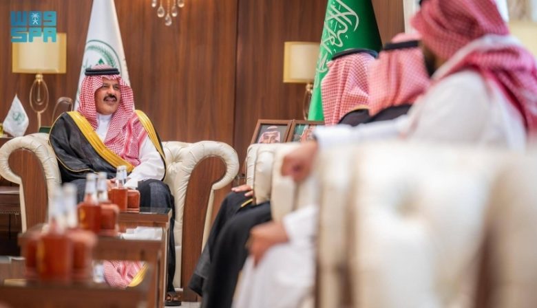 أمير حائل يستقبل الرئيس التنفيذي لشركة الحبوب الوطنية