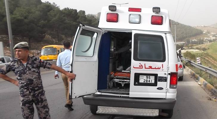 إصابات مرورية في الأردن على الطرق الخارجية خلال 24 ساعة حسب الأمن العام