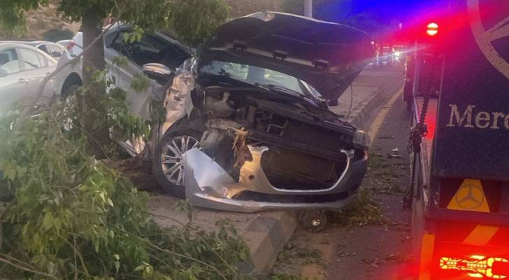 إصابة جديدة في حادث سير بشارع الأردن وفقًا لمراسل "رؤيا" فيديو
