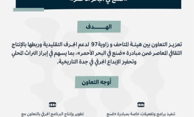 إطلاق مبادرة متحف البحر الأحمر