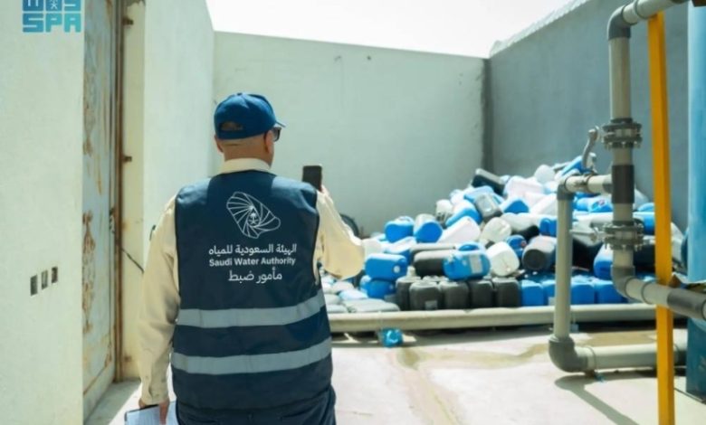 إغلاق محطات المياه المخالفة في الرياض
