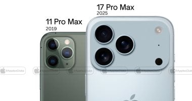 تطور تصميم كاميرا iPhone Pro من 11 Pro Max إلى 17 Pro Max: نظرة بصرية على ست سنوات من الابتكار