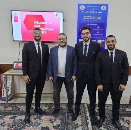 ابتكارات طلاب هندسة المطرية في الصيانة الذكية