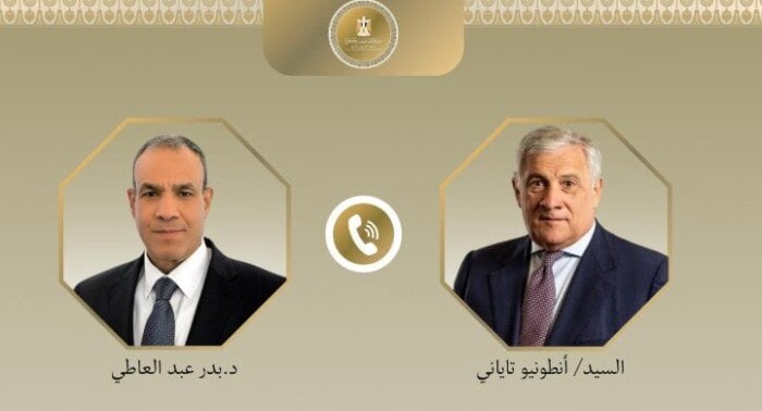 اتصال هاتفي بين وزير الخارجية ونظيره الإيطالي لبحث الأوضاع في غزة والشرق الأوسط