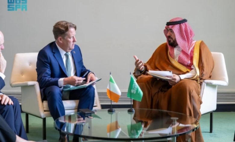 اجتماع وزيري الاقتصاد والتخطيط والمناخ والبيئة والطاقة والنقل في إيرلندا يناقش التعاون.