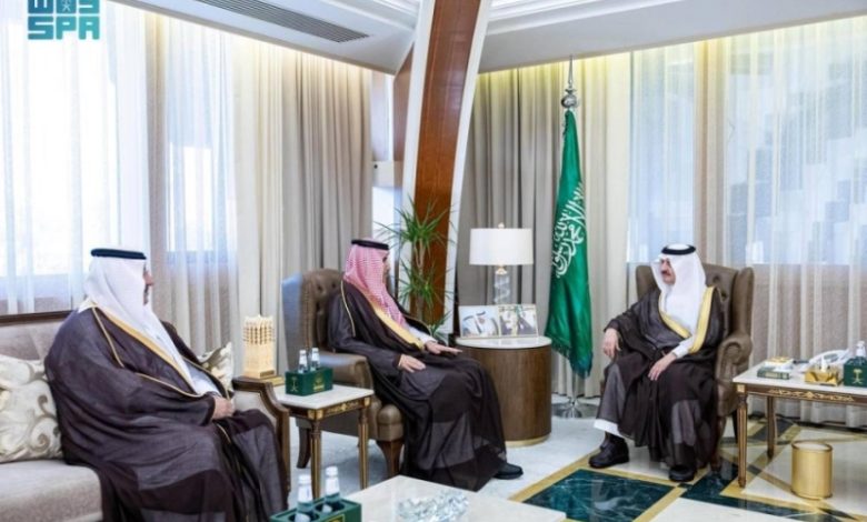 استقبال أمير الشرقية لرئيس الهيئة العامة للموانئ