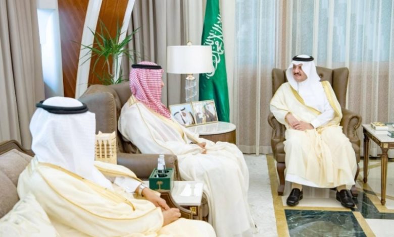 استقبال أمير المنطقة الشرقية لرئيس مجلس أمناء جامعة الإمام عبدالرحمن بن فيصل