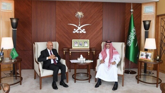 استقبال مميز للسفير السعودي بالقاهرة للإعلامي مصطفى بكري (صور)