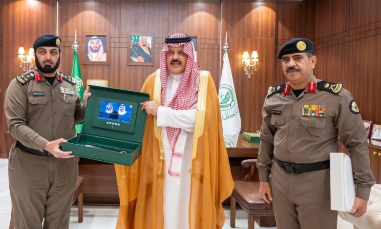 استقبال مميز لمدير شرطة المنطقة في حائل