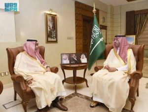 استقبال مُحافظ جدة لمدير فرع المركز الوطني لتنمية الغطاء النباتي بمنطقة مكة المكرمة