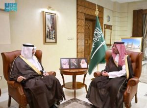 استقبال مُحافظ جدة نائب رئيس الهيئة السعودية للمياه