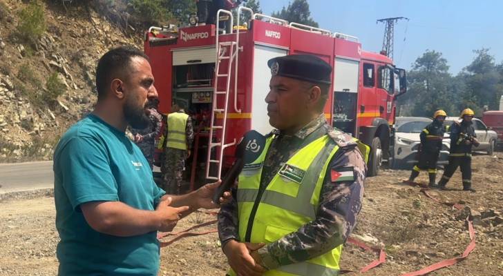 الأردنيون يواجهون حرائق سوريا بنجاح وجاهزية عالية