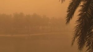 الباحة تشهد عوالق ترابية وأتربة مثارة