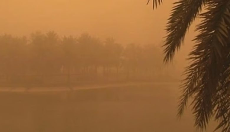 الباحة تشهد عوالق ترابية وأتربة مثارة
