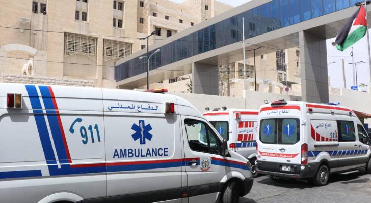 الدفاع المدني يسجل 1700 حالة إسعاف وحادث خلال 24 ساعة في الأردن