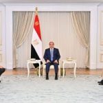 الرئيس السيسى يبحث مع وزير دفاع إيطاليا تطورات الأوضاع فى الأراضى الفلسطينية