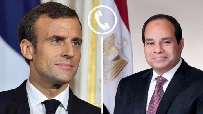 العلاقات المصرية الفرنسية تتناول جهود لوقف إطلاق النار في غزة