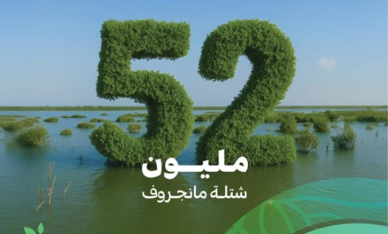 انطلاق زراعة 52 مليون شجرة مانجروف على سواحل المملكة