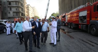 تشكيل لجنة هندسية للتحقق من تأثر مبنى سنترال رمسيس بالحريق