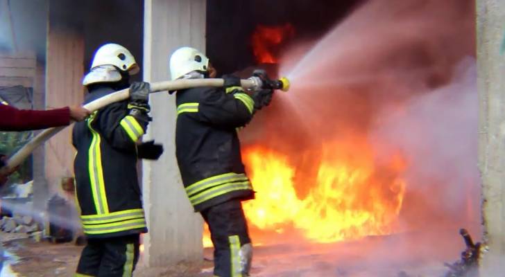 تعامل الدفاع المدني مع 47 حريقاً في الأردن خلال 24 ساعة