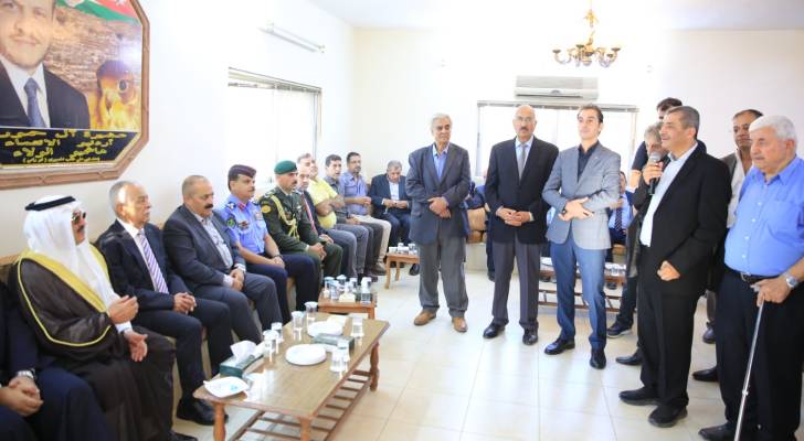 تعزية من العيسوي لعشيرتي البكار والحموري نيابة عن الملك وولي العهد