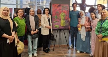تفاعل فني تاريخي بالمتحف اليوناني الروماني بالإسكندرية