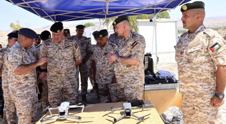 تفقد اللواء الركن الحنيطي واجهة المنطقة العسكرية الشمالية
