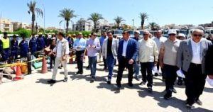 تفقد الوزير الأعمال التطويرية في محور 26 يوليو