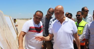 تفقد مشروعات الإسكان الجديدة في برج العرب