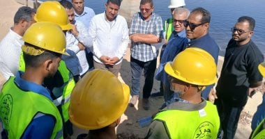 تفقد ميداني لمحطات الصرف الصحي والطرق في بني سويف الجديدة من قبل مسؤولي الإسكان