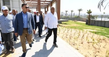 تفقد وزير الإسكان مشروع الأرينا و المنطقة الاستثمارية في حدائق تلال الفسطاط