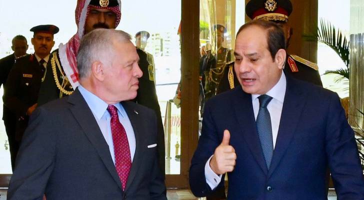 تهنئة ملكية للرئيس المصري بذكرى ثورة 23 تموز