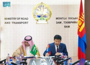توقيع اتفاقية خدمات النقل الجوي بين المملكة ومنغوليا لتعزيز التعاون بين البلدين